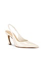 view 2 of 5 Lexi Mid Slingback Pump in Sugar White