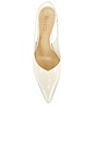 view 4 of 5 Lexi Mid Slingback Pump in Sugar White