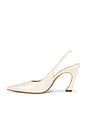 view 5 of 5 Lexi Mid Slingback Pump in Sugar White