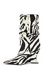 view 5 of 5 Siena Slouch Boot in Zebra Print