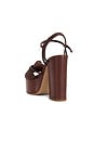view 3 of 5 Kalina Platform Sandal in Root Brown