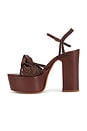 view 5 of 5 Kalina Platform Sandal in Root Brown