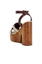 view 3 of 5 Rita Cutout Sandal in Root Brown