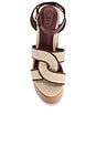 view 4 of 5 Rita Cutout Sandal in Root Brown