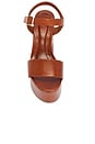 view 4 of 5 Tuke Platform Sandal in Cognac