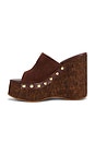 view 5 of 5 SANDALES DALLE STUDS in Root Brown