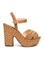 view 1 of 5 Aileen Platform Sandal in Bamboo