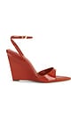 view 1 of 5 Elodie Wedge Sandal in Sunset Ochre