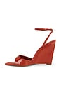 view 5 of 5 Elodie Wedge Sandal in Sunset Ochre