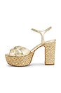 view 5 of 5 Keefa Raffia Sandal in Platinum