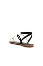 view 3 of 5 Valeria Sandal in Ouro & Black