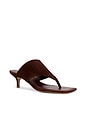 view 2 of 5 SANDALES SAGE MID STILETTO in Root Brown