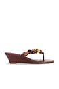 view 1 of 5 x REVOLVE Sapphire Wedge Sandal in Root Brown