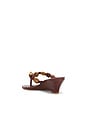 view 3 of 5 x REVOLVE Sapphire Wedge Sandal in Root Brown