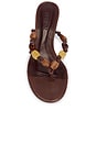 view 4 of 5 x REVOLVE Sapphire Wedge Sandal in Root Brown