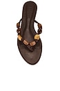 view 4 of 5 SANDALES SAPPHIRE in Root Brown