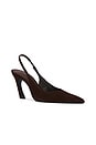 view 2 of 5 TACÓN LEXI SLINGBACK in Maplewood Suede
