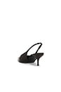 view 3 of 5 ESCARPIN PAOLA MID SLINGBACK in Dark Brown