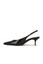 view 5 of 5 ESCARPIN PAOLA MID SLINGBACK in Dark Brown