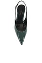 view 4 of 5 ESCARPIN LIORA MID SLINGBACK in Myrtle Green