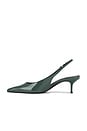 view 5 of 5 ESCARPIN LIORA MID SLINGBACK in Myrtle Green