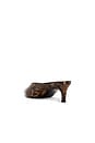view 3 of 5 ESCARPIN LOREN MID MULE in Pecan Brown
