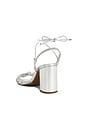 view 3 of 5 Adele Block Sandal in Silver