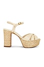view 1 of 5 SANDALES KEEFA RAFFIA in Egg Shell