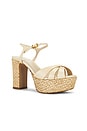view 2 of 5 SANDALES KEEFA RAFFIA in Egg Shell
