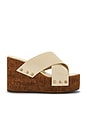 view 1 of 5 SANDALES SERENA in Egg Shell