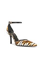 view 2 of 5 Jenny Pump in Natural & Black