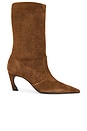 view 1 of 5 BOTTINES LEXI MID SLOUCH  in Pecan Brown Suede