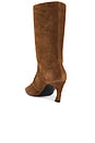 view 4 of 5 BOTTINES LEXI MID SLOUCH  in Pecan Brown Suede