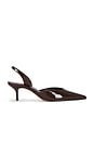 view 1 of 5 Paola Mid Slingback Pump in Root Brown