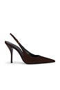 view 1 of 5 ESCARPIN LIORA in Root Brown Suede