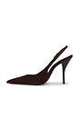view 6 of 5 ESCARPIN LIORA in Root Brown Suede