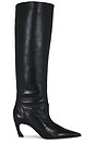 view 1 of 5 Lexi Mid Slouch Boot in Black