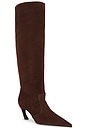 view 2 of 5 Lexi Mid Slouch Boot in Root Brown Suede