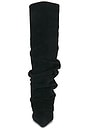 view 5 of 5 Mikki Up Cloak Boot in Black Suede