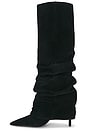 view 6 of 5 Mikki Up Cloak Boot in Black Suede