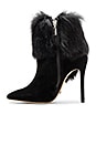 view 5 of 5 BOTTINES EN FOURRURE DE LAPIN HENRIETTA in Black