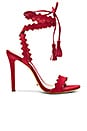 view 1 of 5 x REVOLVE Lisana Heel in Nobuck Red
