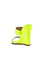 view 3 of 5 Soraya Wedge in Neon Yellow