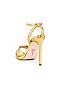 view 3 of 5 Ava Rose Heel in Gold Snake