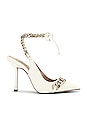 view 1 of 5 Cierra Heel in Transparent White