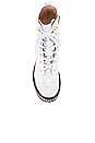 view 4 of 5 S-Andorra Lace Up Boot in Verniz White & Cristal & Niquel