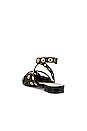 view 3 of 5 Emmie Flat in Black & Gold