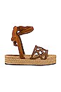 view 1 of 5 Byana Flatform Sandal in Wood