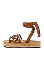 view 5 of 5 Byana Flatform Sandal in Wood