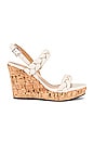 view 1 of 5 Zaria Wedge Sandal in White